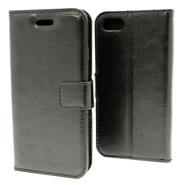 Crazy Horse Wallet iPhone 8 Svart G642