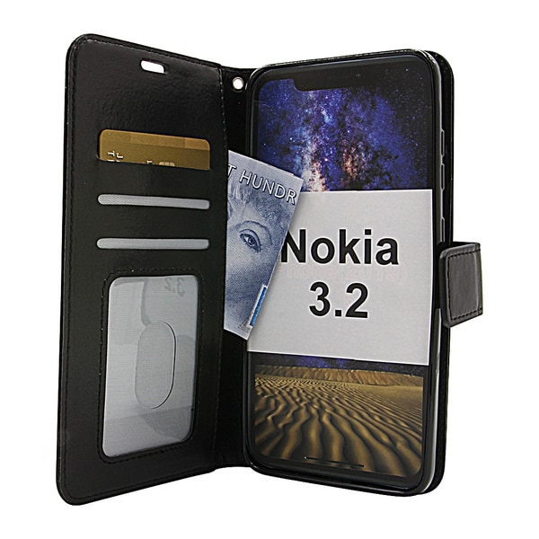Crazy Horse Wallet Nokia 3.2 Brun
