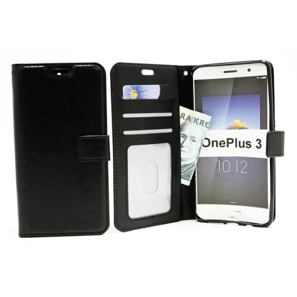Crazy Horse Wallet OnePlus 3T Turkos H745