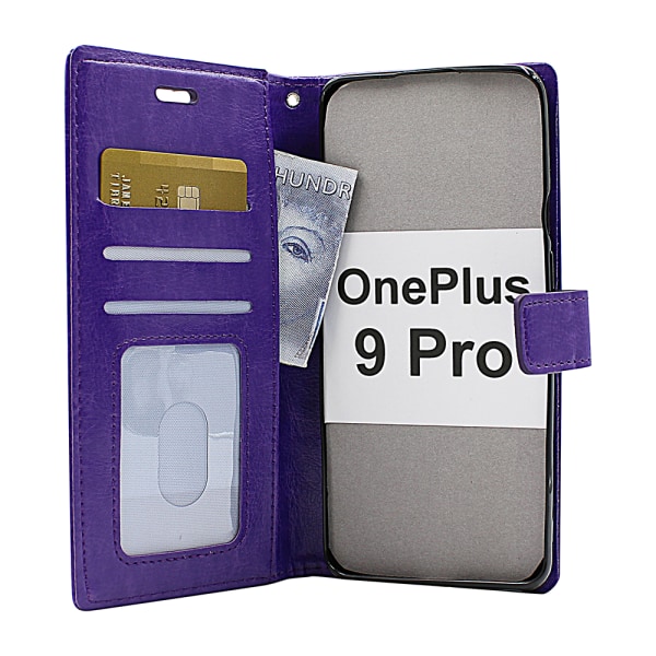 Crazy Horse Wallet OnePlus 9 Pro Brun