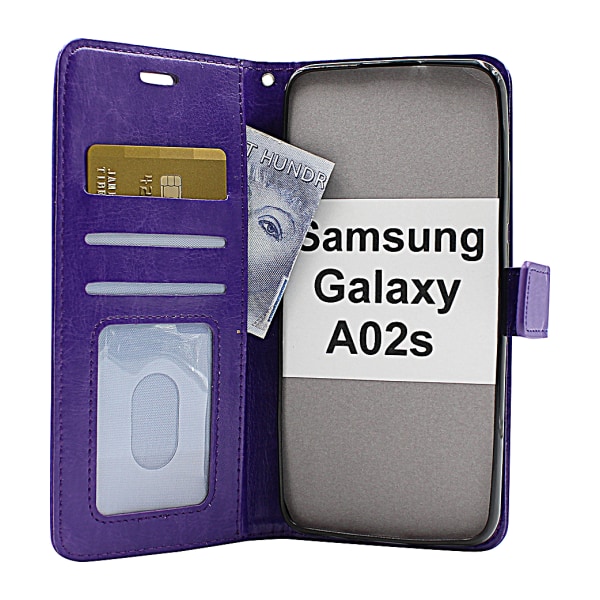 Crazy Horse Wallet Samsung Galaxy A02s (A025G/DS) Turkos