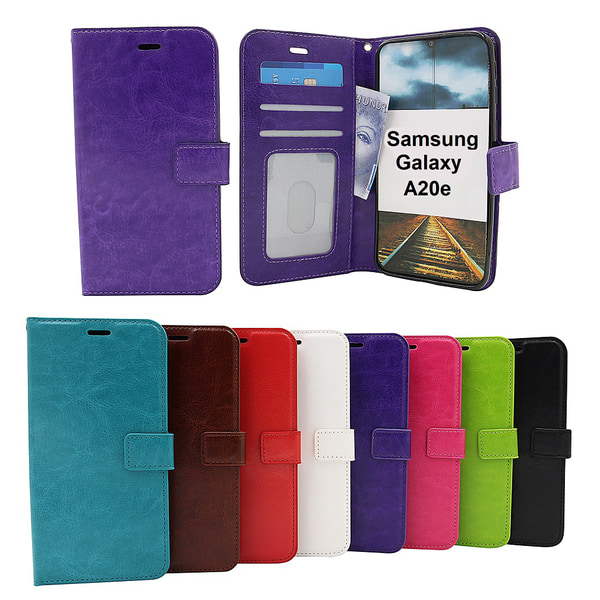 Crazy Horse Wallet Samsung Galaxy A20e (A202F/DS) Vit