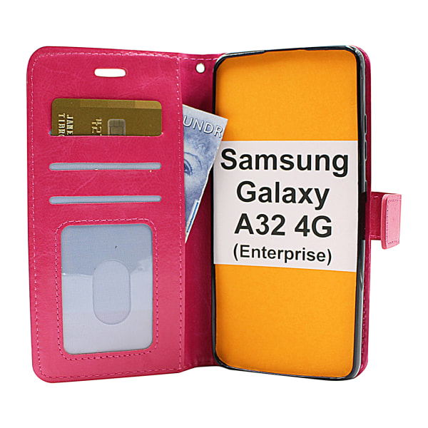Crazy Horse Wallet Samsung Galaxy A32 4G (SM-A325F) Brun