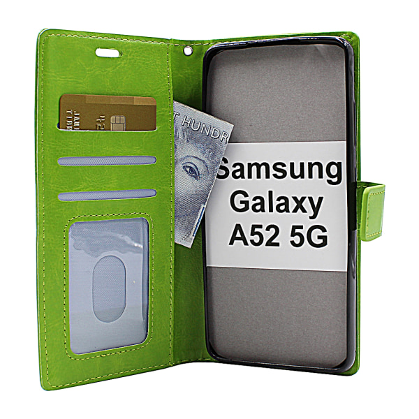 Crazy Horse Wallet Samsung Galaxy A52 5G (A525F / A526B) Turkos