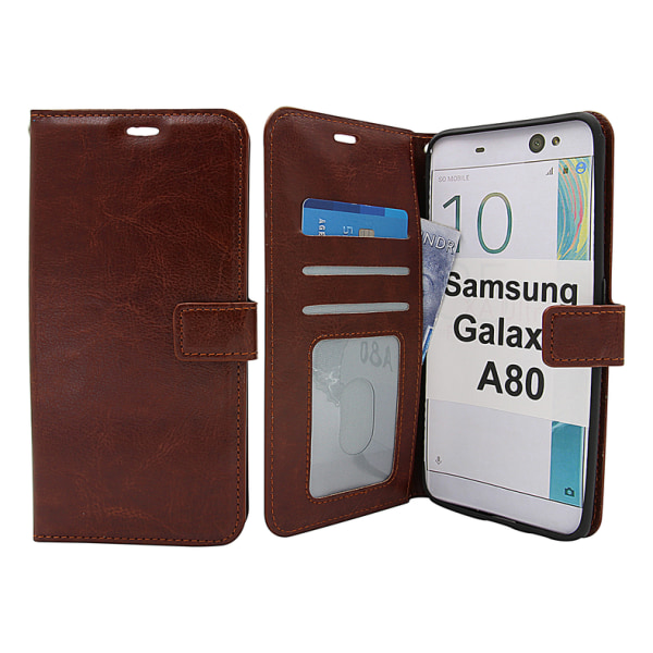 Crazy Horse Wallet Samsung Galaxy A80 (A805F/DS) Hotpink