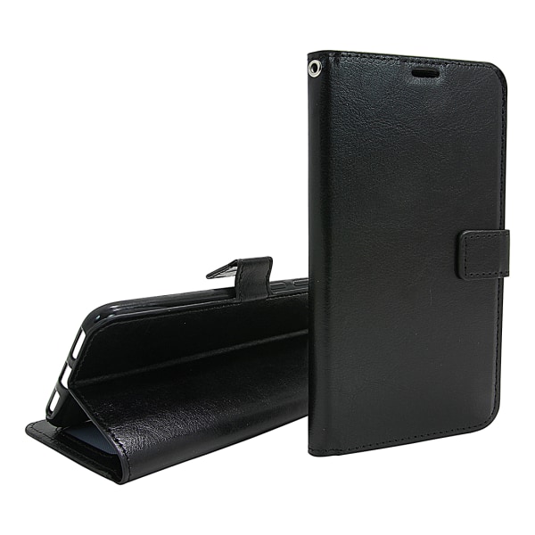 Crazy Horse Wallet Samsung Galaxy Note 20 5G (N981B/DS) (Svart) Hotpink