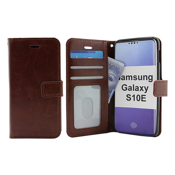 Crazy Horse Wallet Samsung Galaxy S10e (G970F) Brun