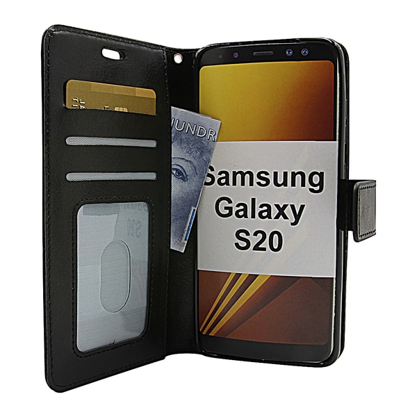 Crazy Horse Wallet Samsung Galaxy S20 (G980F) Hotpink