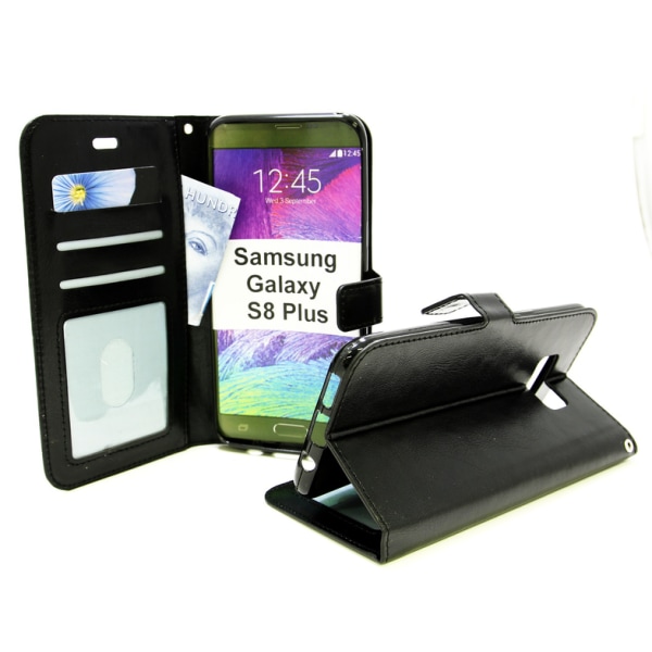 Crazy Horse Wallet Samsung Galaxy S8 Plus (G955F) Hotpink