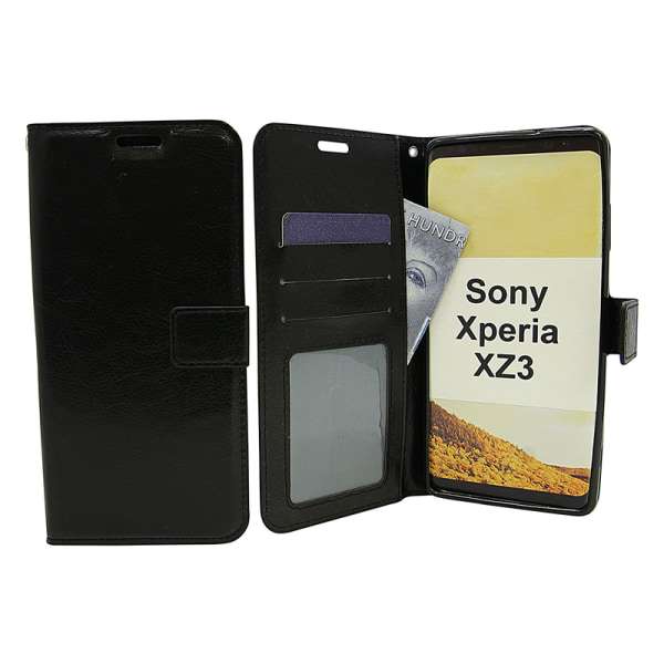 Crazy Horse Wallet Sony Xperia XZ3 Brun