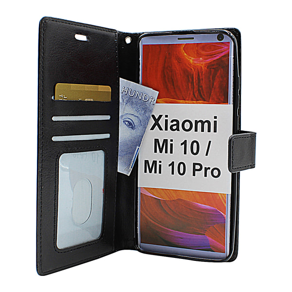 Crazy Horse Wallet Xiaomi Mi 10 / Xiaomi Mi 10 Pro Turkos