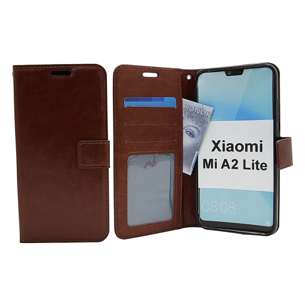 Crazy Horse Wallet Xiaomi Mi A2 Lite Vit