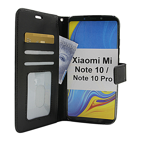 Crazy Horse Wallet Xiaomi Mi Note 10 / Note 10 Pro Grön