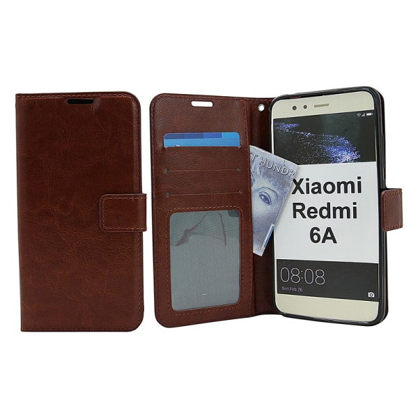 Crazy Horse Wallet Xiaomi Redmi 6A Lila