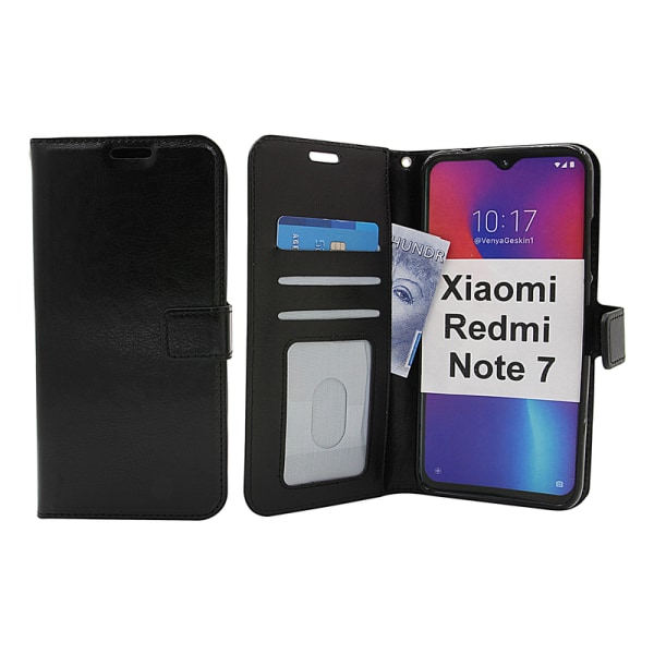 Crazy Horse Wallet Xiaomi Redmi Note 7 Grön