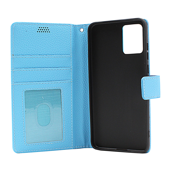 New Standcase Wallet Motorola Edge 30 Neo 5G Ljusblå