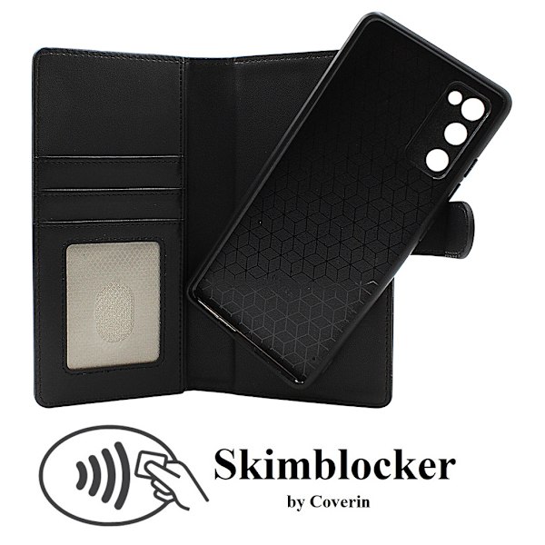 Skimblocker Samsung Galaxy S20 FE 5G Magnet Plånboksfodral Lila
