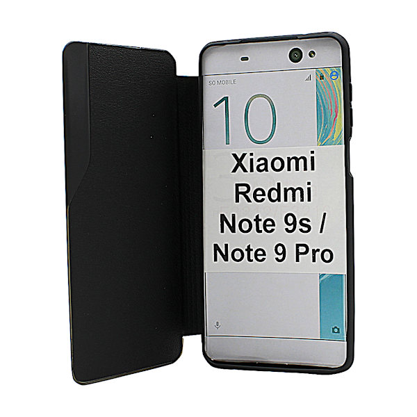 Smart Flip Cover Xiaomi Redmi Note 9s / Note 9 Pro Svart