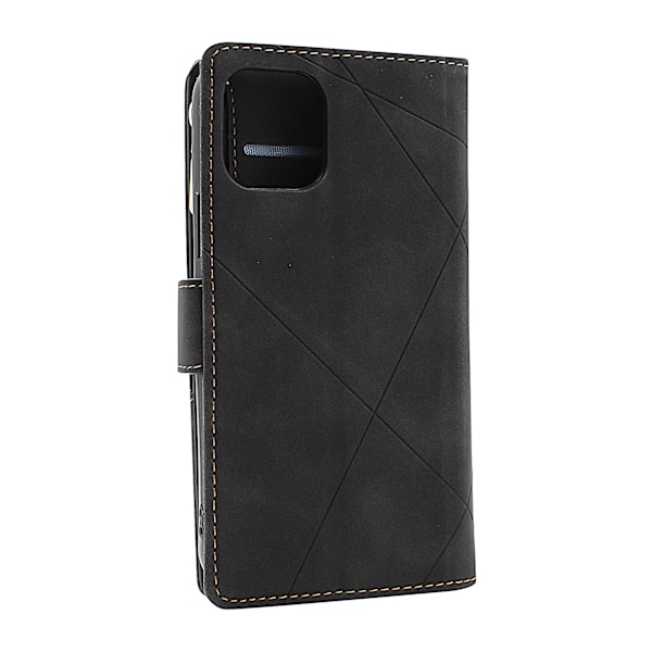 XL Standcase Lyxfodral iPhone 12 / 12 Pro (6.1) Svart