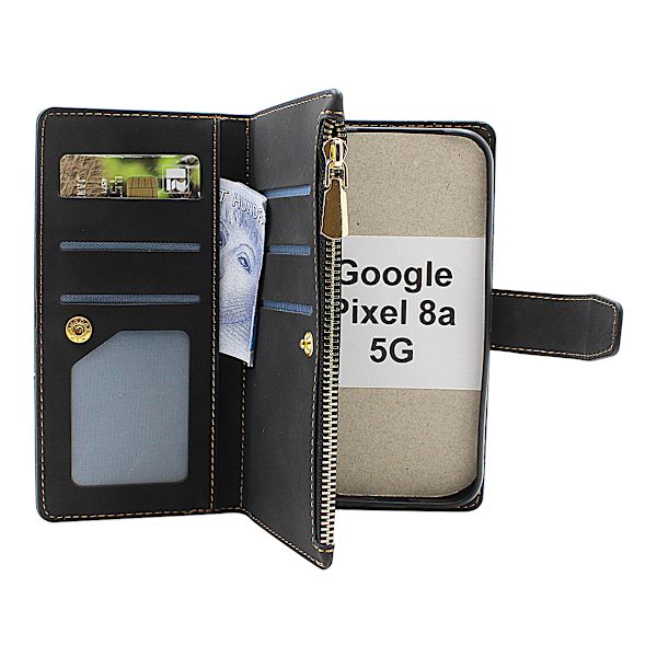 XL Standcase Lyxfodral Google Pixel 8a 5G Marinblå
