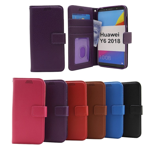 Standcase Wallet Huawei Y6 2018 Lila
