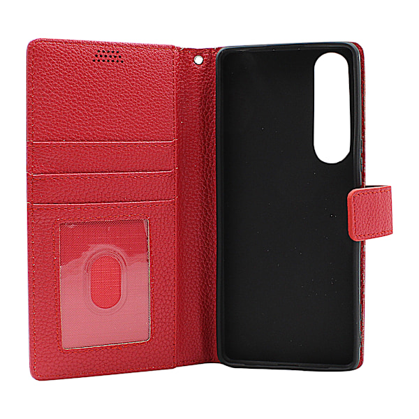 New Standcase Wallet Sony Xperia 1 IV (XQ-CT54) Röd