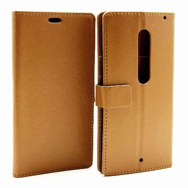 Standcase wallet Motorola Moto X Style Brun