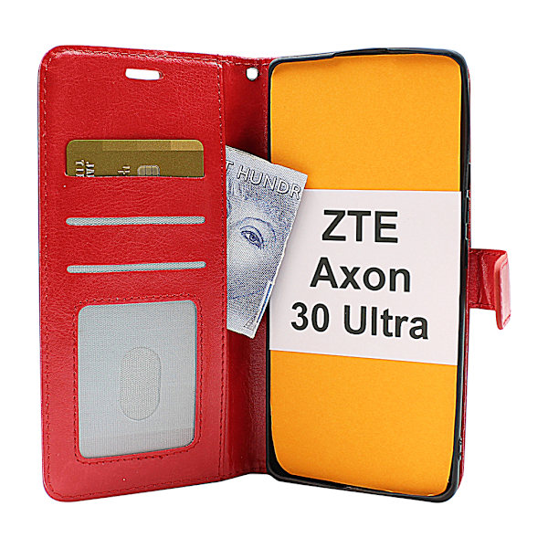 Crazy Horse Wallet ZTE Axon 30 Ultra 5G Svart