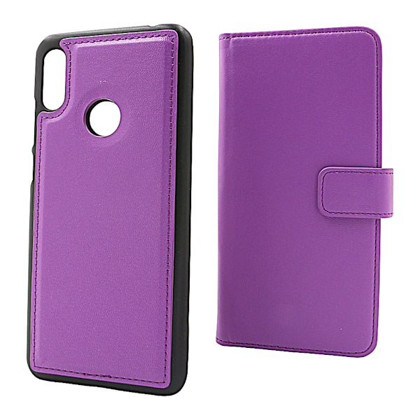 Skimblocker Magnet Wallet Huawei Y6s Lila