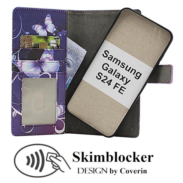 Skimblocker Samsung Galaxy S24 FE Magnetfodral Design