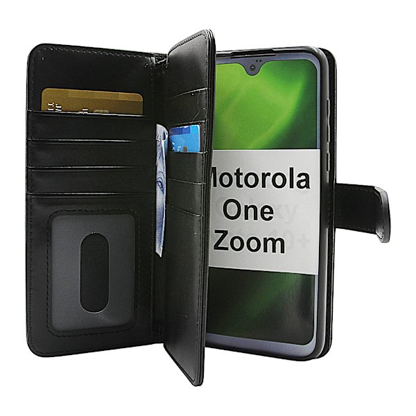 Skimblocker XL Magnet Wallet Motorola One Zoom