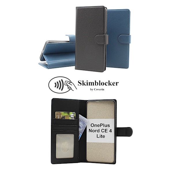 Skimblocker OnePlus Nord CE 4 Lite Plånboksfodral Petrol
