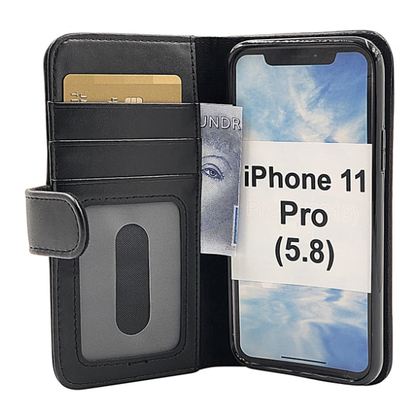 Skimblocker Plånboksfodral iPhone 11 Pro (5.8) Hotpink