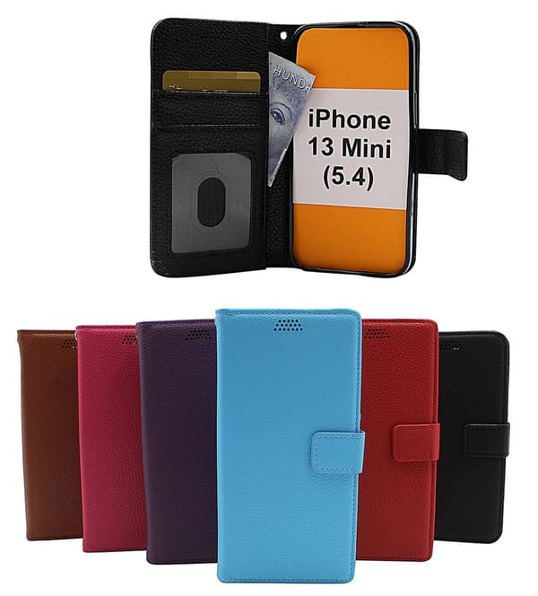 New Standcase Wallet iPhone 13 Mini (5.4) Svart