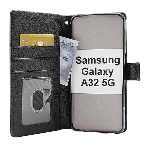 New Standcase Wallet Samsung Galaxy A32 5G (SM-A326B) Brun