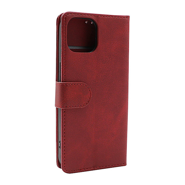 Zipper Standcase Wallet iPhone 13 (6.1) Grå