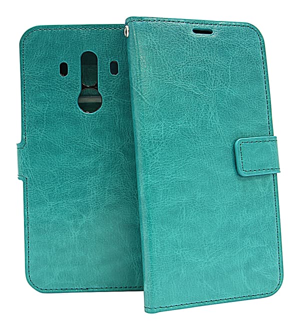 Crazy Horse Wallet Huawei Mate 10 Pro Turkos