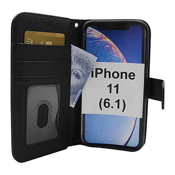 New Standcase Wallet iPhone 11 (6.1) Svart