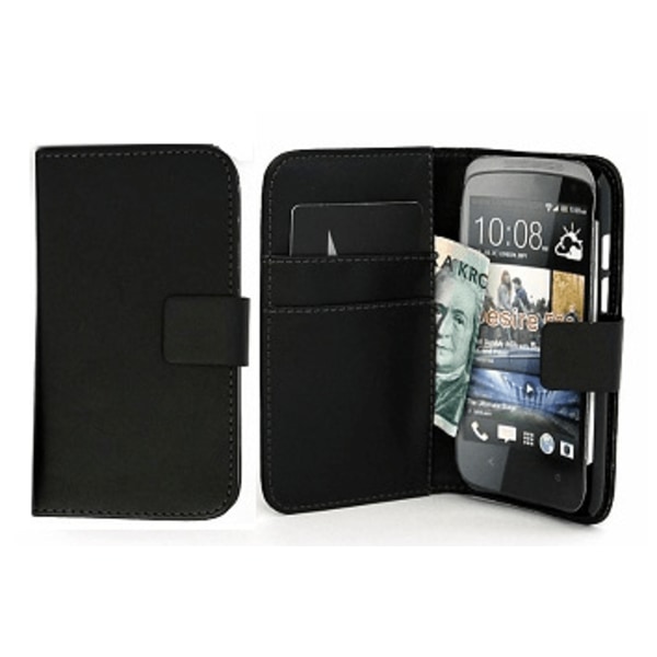 Standcase wallet HTC Desire 500 Svart