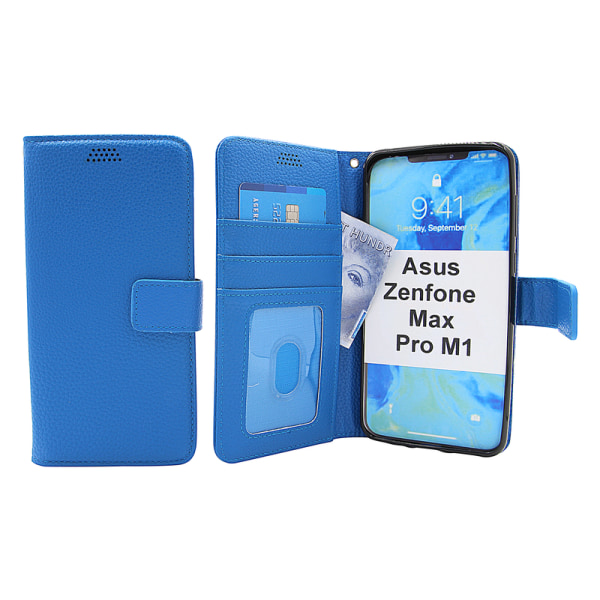 New Standcase Wallet Asus Zenfone Max Pro M1 (ZB602KL) Röd