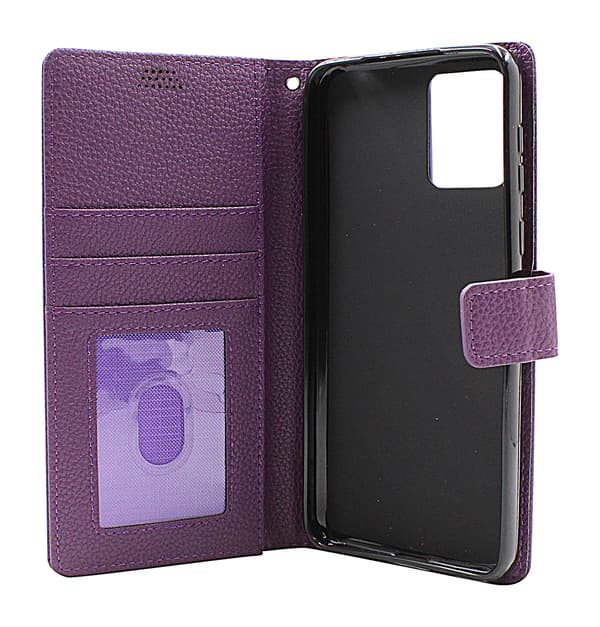 New Standcase Wallet Motorola Moto E13 Brun