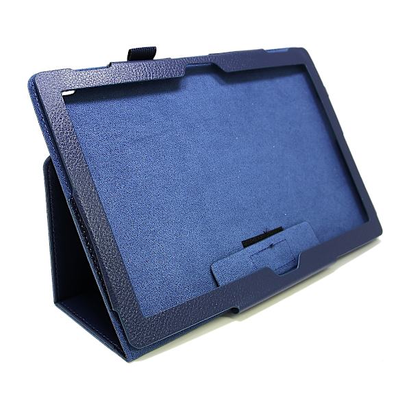 Standcase Fodral Lenovo Tab 4 10 / 10 Plus (ZA2J / ZA2M / ZA2R) Marinblå