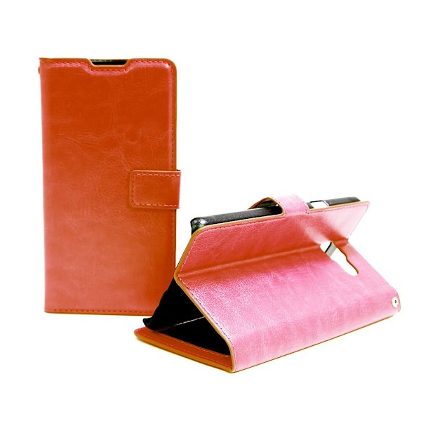 Crazy Horse Wallet Samsung Galaxy A3 2016 (A310F) Röd