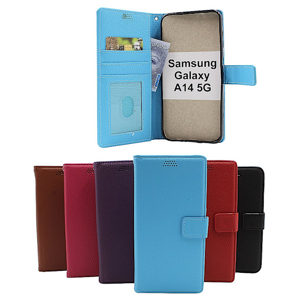 New Standcase Wallet Samsung Galaxy A14 5G Lila