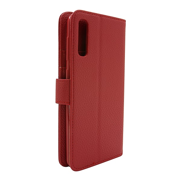 New Standcase Wallet Samsung Galaxy A50 (A505FN/DS) Röd