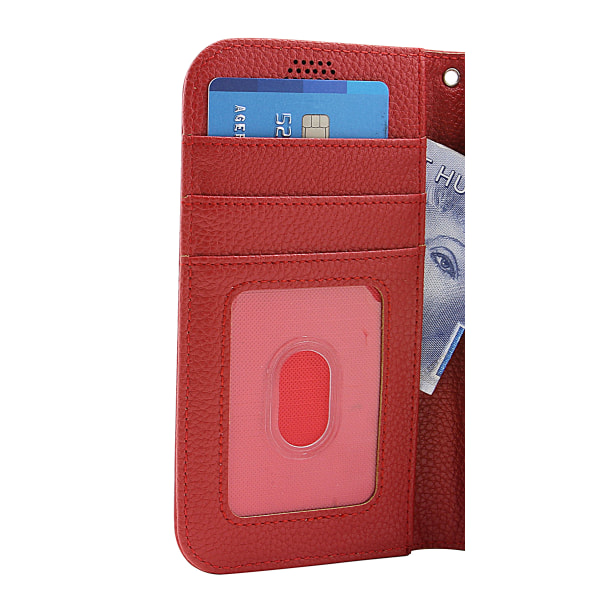 New Standcase Wallet Motorola Moto G7 Play Röd