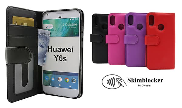 Skimblocker Plånboksfodral Huawei Y6s Hotpink