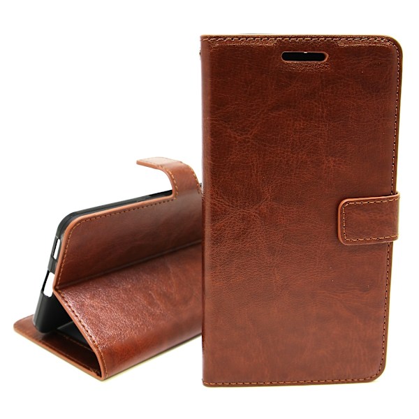 Crazy Horse Wallet Sony Xperia XZ2 Compact (H8324) Brun