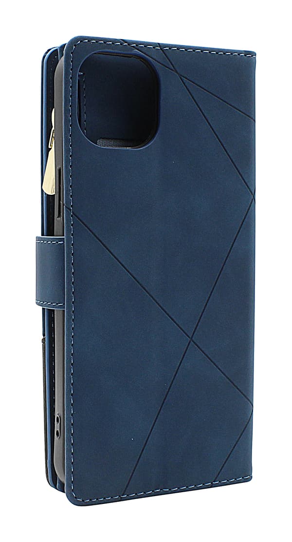 XL Standcase Lyxfodral iPhone 15 Plus Svart
