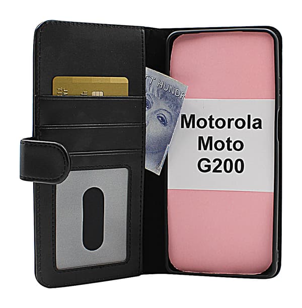 Skimblocker Plånboksfodral Motorola Moto G200